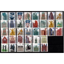 Tilbud. Vesttyskland. Lot med "Seværdigheder". Postfrisk.